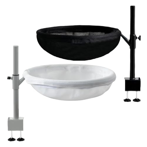 Katzen-Schreibtischbett, Katzenregal, Hängematte, verstellbar, drehbar, Haustiernest, 360 Grad drehbar, abnehmbarer, waschbarer Bezug, für Spieltische, Schreibtischmöbel, Größe 40 x 40 x 39 cm von Generisch