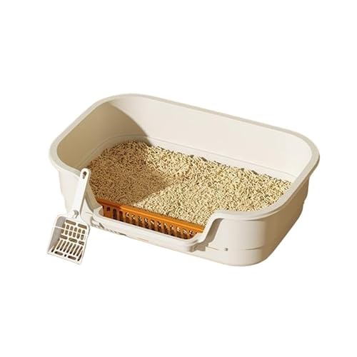 Katzen-Töpfchen, geruchs resistente halb geschlossene Katzenstreu Box, Toiletten Artikel für Haustiere von Generisch