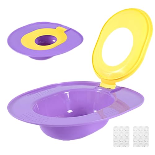 Katzen Toilette Trainer Set | Katzenstreu Toilettentraining Set | Wiederverwendbarer Toilettenaufsatz Sicher Entfernbar Für Haushalt Und Reisen von Generisch