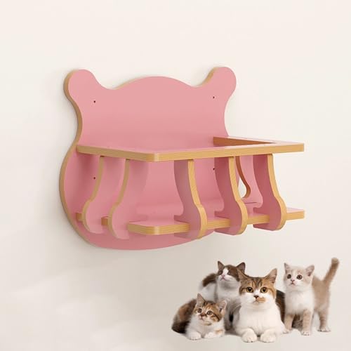 Katzen-Wandregale und Sitzstangen, kostenlose DIY-Kombination für einfache Installation, perfekt zum Klettern und Ausruhen im Innenbereich Katzen-Wandregale und Sitzstangen, kostenlose DIY-Kombination für einfache Installation, perfekt zum Klettern und Ausruhen im Innenbereich von Generisch