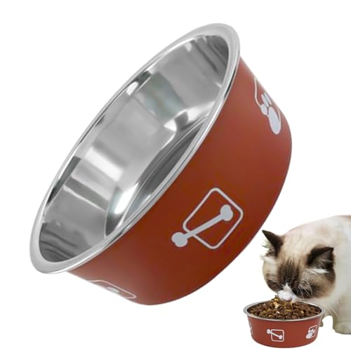 Katzen-Wassernapf, Edelstahl, bedruckt, große Kapazität, Futterspender für Hundehütte, Bauernhof, Welpen, Frettchen, Zuhause, Camping, unzerbrechlich, leicht zu reinigen, Futterspender Katzen-Wassernapf, Edelstahl, bedruckt, große Kapazität, Futterspender für Hundehütte, Bauernhof, Welpen, Frettchen, Zuhause, Camping, unzerbrechlich, leicht zu reinigen, Futterspender von Generisch