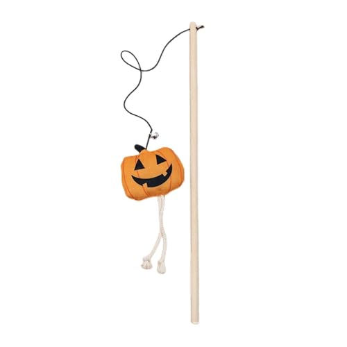 Katzenangel, Indoor Katzenspielzeug Für Haustiere Halloween Weihnachten, Mit Glockenstab Für Geburtstag Weihnachten Halloween von Generisch