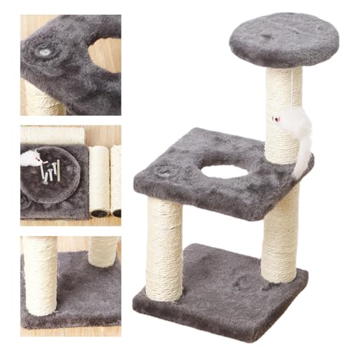 Katzenbaum Kratzbaum, Modern Katzenbaum Turm, Katzenkratzbaum Klein, Katze Kletterturm Baum, Katzentürme Mehrschichtiges Design, Kätzchen Spielturm Mit Hängenden Spielzeug Katzenbaum Kratzbaum, Modern Katzenbaum Turm, Katzenkratzbaum Klein, Katze Kletterturm Baum, Katzentürme Mehrschichtiges Design, Kätzchen Spielturm Mit Hängenden Spielzeug von Generisch