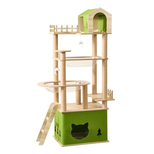 Katzenbaum - Space Capsule Katzenbett für Katzen, Stabiler Kratzbaum & Spielzeug, Gemütliche Liege, Flache Höhle, Perfekt für Indoor-Katzen, Kein Wackeln Design, Langlebig & Sicher Katzenbaum - Space Capsule Katzenbett für Katzen, Stabiler Kratzbaum & Spielzeug, Gemütliche Liege, Flache Höhle, Perfekt für Indoor-Katzen, Kein Wackeln Design, Langlebig & Sicher von Generisch