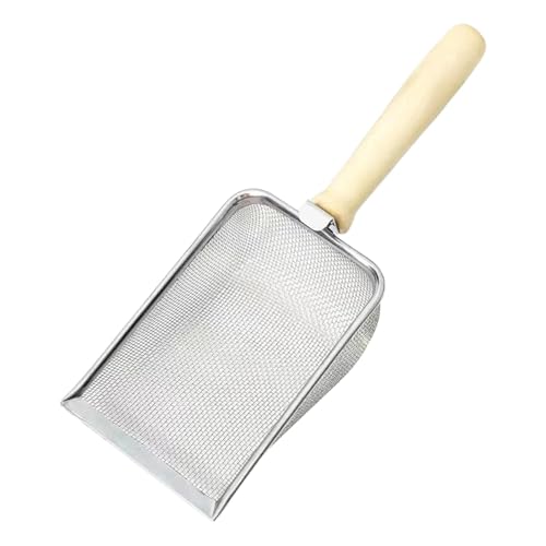 Katzenbox-Schaufel, ergonomischer Griff, Katzentoilettenschaufel, Metall, robuste kleine Siebschaufel, antihaftbeschichtet, Katzenkot-Werkzeug für Katzenklo, Reptilien-Terrarium Katzenbox-Schaufel, ergonomischer Griff, Katzentoilettenschaufel, Metall, robuste kleine Siebschaufel, antihaftbeschichtet, Katzenkot-Werkzeug für Katzenklo, Reptilien-Terrarium von Generisch