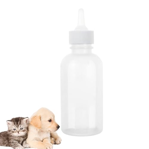 Katzenflasche Für Babys, Milch und Wasserspender für Haustiere, 120 ml Tragbarer Futterbehälter Für Unterwegs Katzen Junge Kaninchen Hamster Wandern Camping Auto Haus Reisen von Generisch