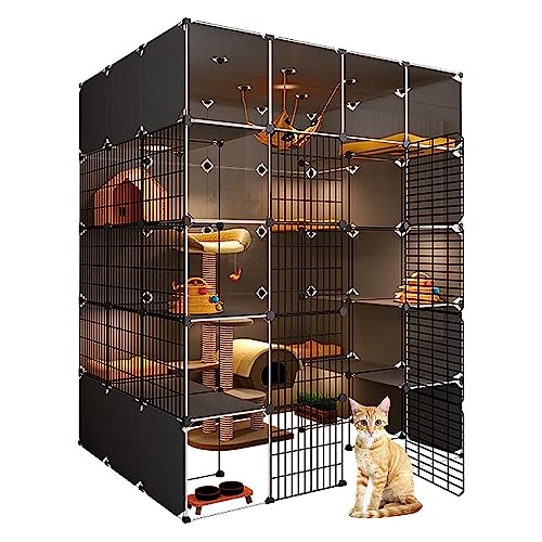 Katzengehege für den Innenbereich, tragbares transparentes PVC-Design für Kleintiere, ideal für Zuhause und draußen Katzengehege für den Innenbereich, tragbares transparentes PVC-Design für Kleintiere, ideal für Zuhause und draußen von Generisch