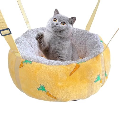 Katzenhängematten für Hauskatzen,Plüsch-Katzenhängematte - Warme, flauschige Hängematte für kleine Haustiere,Mit verstellbaren Trägern und Haken. Warmes, flauschiges, rutschfestes Plüschbett für Katze Katzenhängematten für Hauskatzen,Plüsch-Katzenhängematte - Warme, flauschige Hängematte für kleine Haustiere,Mit verstellbaren Trägern und Haken. Warmes, flauschiges, rutschfestes Plüschbett für Katze von Generisch
