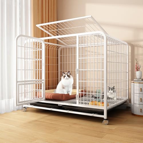 Katzenhaus Freigehege mit herausziehbarer Wanne, großer Katzenkatio auf Rädern und super großer Eingangstür für Katzenfreunde Katzenhaus Freigehege mit herausziehbarer Wanne, großer Katzenkatio auf Rädern und super großer Eingangstür für Katzenfreunde von Generisch