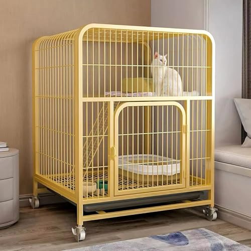 Katzenkäfig - Katzengehege 4 Universalrädern, Katzenkäfig Katzengehege Outdoor/Indoor Kleintierkäfig Katzen Transportbox Katze Gehege für Kleintiere Balkon Leicht Zu Montieren (Holzfarbe, XX Groß) Katzenkäfig - Katzengehege 4 Universalrädern, Katzenkäfig Katzengehege Outdoor/Indoor Kleintierkäfig Katzen Transportbox Katze Gehege für Kleintiere Balkon Leicht Zu Montieren (Holzfarbe, XX Groß) von Generisch