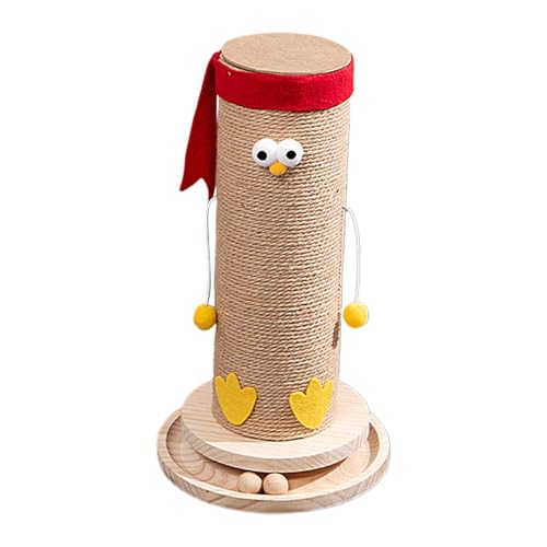 Katzenkratzbaum - Kätzchen Kratzbaum - Huhn Natürliche Sisalbrett Kratzbaum Gutes Verhalten Zubehör mit Ball für Katzen Katzenkratzbaum - Kätzchen Kratzbaum - Huhn Natürliche Sisalbrett Kratzbaum Gutes Verhalten Zubehör mit Ball für Katzen von Generisch