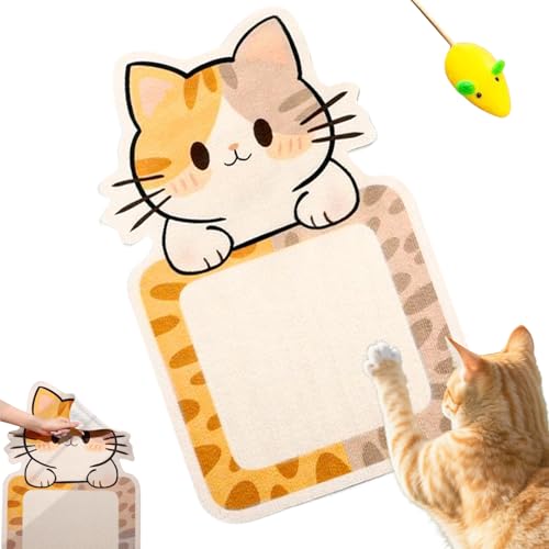 Katzenkratzbrett,Kratzmatten Filz-Kratzfläche | Selbstklebendes Kätzchen Spielzeug Wandmontage Möbelschoner Kletterübungen Spiel Katzenkratzbrett,Kratzmatten Filz-Kratzfläche | Selbstklebendes Kätzchen Spielzeug Wandmontage Möbelschoner Kletterübungen Spiel von Generisch