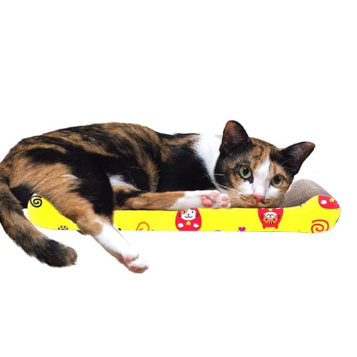 Katzenkratzbrett aus Pappe, Wellpappe-Katzenkratzer | Katzen-Kratz-Pappunterlage - Wellpappe-Möbelschutz vor Katzenkratzern zum Nisten, Schlafen und Nickerchen der Katze Katzenkratzbrett aus Pappe, Wellpappe-Katzenkratzer | Katzen-Kratz-Pappunterlage - Wellpappe-Möbelschutz vor Katzenkratzern zum Nisten, Schlafen und Nickerchen der Katze von Generisch