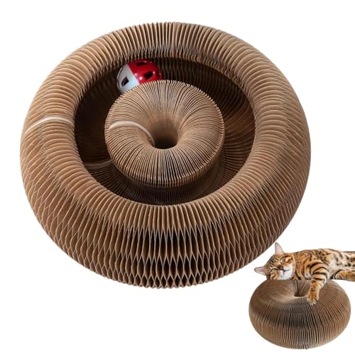 Katzenkratzer, Kratzer für Innenkatzen, Ball im Innenkatze Kratzer -Pad, Möbelschutz Wellblech Pappe Haustier Kätzchen Mentaler physischer Trainer für kleine mittelgroßen großen Rassen Katzenkratzer, Kratzer für Innenkatzen, Ball im Innenkatze Kratzer -Pad, Möbelschutz Wellblech Pappe Haustier Kätzchen Mentaler physischer Trainer für kleine mittelgroßen großen Rassen von Generisch