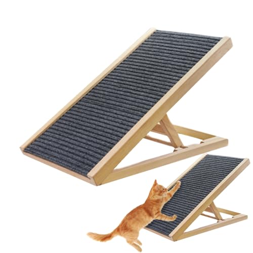 Katzenkratzer Rampe, Katzenkratzer | Multifunktional Kätzchen Kratzer -Pad -Hundetreppe - Holzkätzchenleitern Nicht-Schlupftier-Pet-Couch Rampe für den Innengebrauch zu Hause von Generisch
