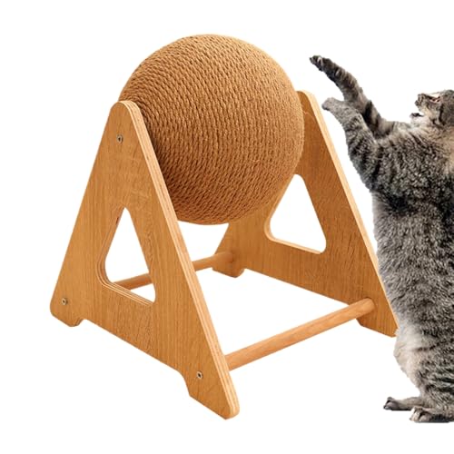 Katzenkratzspielzeug, Kratzspielzeug Mit Drehball, Spielzeug Für Kleintiere Zum Kratzen Und Spielen Für Alle Größen von Generisch