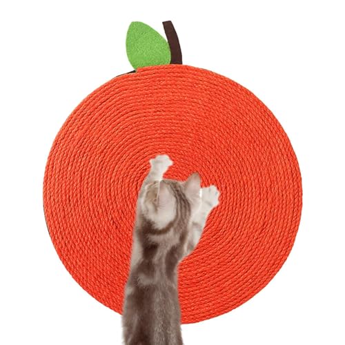Generisch Katzenkratzspielzeug,Kätzchen-Kratzunterlage - Rutschfestes Kratzbrett für Kätzchen - Möbelschutz Orange Form Sisal Katzenkratzmatte für Übungsspielspielzeug Generisch Katzenkratzspielzeug,Kätzchen-Kratzunterlage - Rutschfestes Kratzbrett für Kätzchen - Möbelschutz Orange Form Sisal Katzenkratzmatte für Übungsspielspielzeug von Generisch