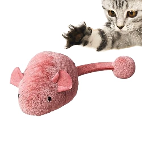 Katzenmäuse Spielzeug - Indoor Katzen Mäuse Tiere Spielzeug | Federnde Automatische Sound Spielmaus Interaktiv Für Jagdspiel,Für Haus Und Draußen Kätzchen Spielen von Generisch