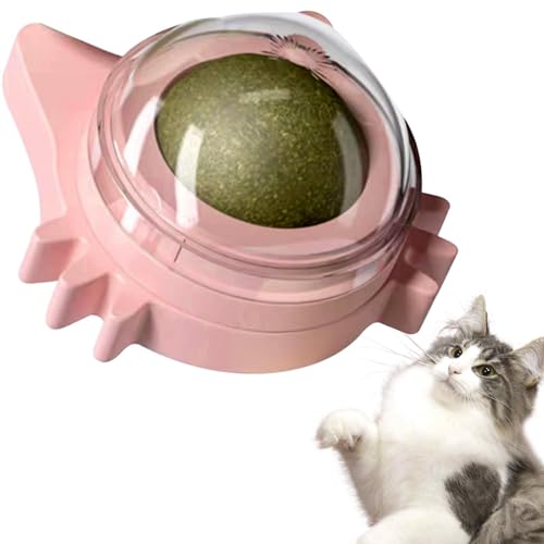 Katzenminze-Bälle für Haustiere, interaktives Katzenminze-Wandspielzeug, Katzenminze, Stressabbau, unterhaltsames Leckleckerli, Katzenzahnreinigung, interaktives Spielzeug für kleine und mittelgroße Katzenminze-Bälle für Haustiere, interaktives Katzenminze-Wandspielzeug, Katzenminze, Stressabbau, unterhaltsames Leckleckerli, Katzenzahnreinigung, interaktives Spielzeug für kleine und mittelgroße von Generisch