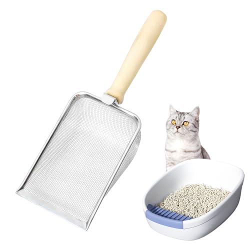 Katzenschaufel Edelstahl für katzenklo,5 mm Porengröße Metall Katzenschaufel, Katzenschaufel Für Katzenklo, Katzenstreu Schaufel, Robuste Metallschaufel Für Heimtier-Einstreu, Leicht Zu Reinigen Katzenschaufel Edelstahl für katzenklo,5 mm Porengröße Metall Katzenschaufel, Katzenschaufel Für Katzenklo, Katzenstreu Schaufel, Robuste Metallschaufel Für Heimtier-Einstreu, Leicht Zu Reinigen von Generisch