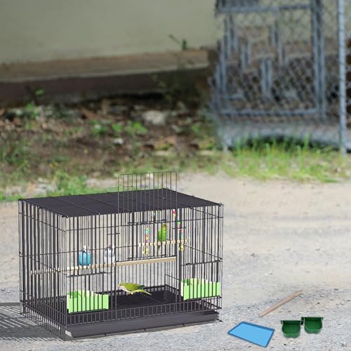 Katzensessel Hühnerstall aus Metall für Vögel, Geflügel, Hühner, Schlafplatz, Haustier, Outdoor, Indoor, Voliere, Gehäuse, komfortabel Plattformfutterautomaten Für Draußen (Black, 39cm x 28cm x 30cm) Katzensessel Hühnerstall aus Metall für Vögel, Geflügel, Hühner, Schlafplatz, Haustier, Outdoor, Indoor, Voliere, Gehäuse, komfortabel Plattformfutterautomaten Für Draußen (Black, 39cm x 28cm x 30cm) von Generisch
