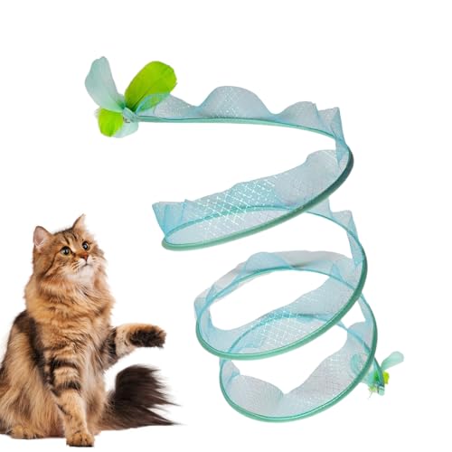 Katzenspieltunnel, Katzenröhre | Kätzchen Spielen Rohrsform - Tragbares Labyrinth Cat Tunnel Faltbares Rohr mit Federglock Katzenspieltunnel, Katzenröhre | Kätzchen Spielen Rohrsform - Tragbares Labyrinth Cat Tunnel Faltbares Rohr mit Federglock von Generisch