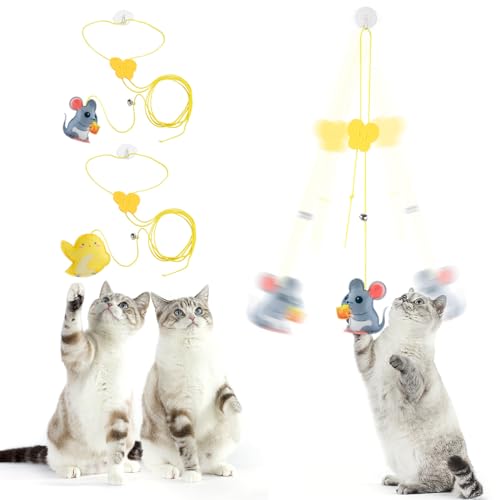 Katzenspielzeug für Kätzchen, elastisches Seil, hängendes Katzenminze-Spielzeug, interaktiv von Generisch