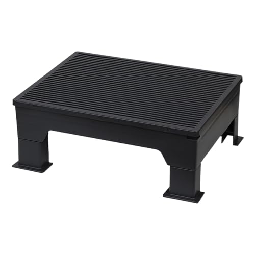 Katzenstreu Fangmatte Hocker Katzenstreu Treppe Anti-Rutsch Verstellbare Rampe mit Filtergitter für Multi-Cat Haushalt Kätzchen Training Indoor von Generisch