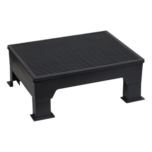 Katzenstreu-Rampe, zur Reinigung von Streu, Treppe, 42 x 32 x 16 cm, verstellbares Anti-Rutsch-Stufensystem, einfacher Zugriff, Trainingsrampe für mehrere Haustierhaushalte, Indoor-Kätzchen-Mobilität von Generisch