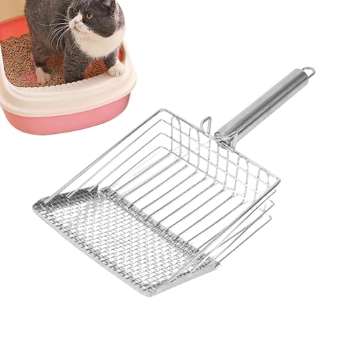 Katzenstreuschaufel | Katzenschaufel Aus Edelstahl | Großer Kotschaufel, Robuste Katzenstreuschaufel, Platzsparende Katzenschaufel, Zum Aufhängen, Katzenschaufel Mit Ergonomischem Griff Für Zuhause, K Katzenstreuschaufel | Katzenschaufel Aus Edelstahl | Großer Kotschaufel, Robuste Katzenstreuschaufel, Platzsparende Katzenschaufel, Zum Aufhängen, Katzenschaufel Mit Ergonomischem Griff Für Zuhause, K von Generisch