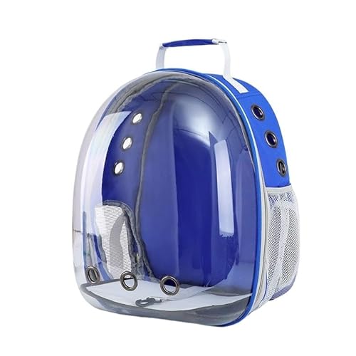Katzentasche, tragbar, Raumkapsel, atmungsaktiver Rucksack, Schultasche, großes Fassungsvermögen, Haustierbedarf (blau) von Generisch