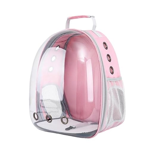 Katzentasche, tragbar, Raumkapsel, atmungsaktiver Rucksack, Schultasche, großes Fassungsvermögen, Haustierbedarf zum Mitnehmen (Rosa) von Generisch