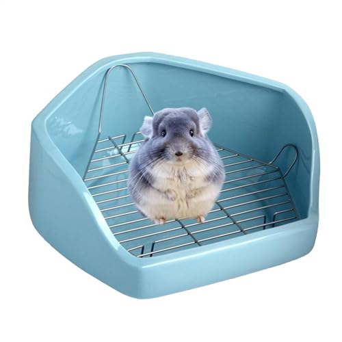 Katzentoilette für Käfig, Ecktoilette für kleine Haustiere,Pet Bunny Toilette Kleintier-Eckpfanne - Abnehmbarer, fünfeckiger Draht-Töpfchentrainer für kleine Haustiere für den Innenbereich für Chinchi Katzentoilette für Käfig, Ecktoilette für kleine Haustiere,Pet Bunny Toilette Kleintier-Eckpfanne - Abnehmbarer, fünfeckiger Draht-Töpfchentrainer für kleine Haustiere für den Innenbereich für Chinchi von Generisch