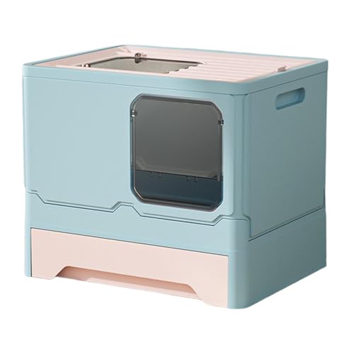 Katzentoilette mit Deckel, geschlossene Katzentoiletten - Katzentoilette Katzentoilette | Geruchskontrollierende Katzentoilette, Katzentoilette mit spritzwassergeschütztem Deckel für Katzen Katzentoilette mit Deckel, geschlossene Katzentoiletten - Katzentoilette Katzentoilette | Geruchskontrollierende Katzentoilette, Katzentoilette mit spritzwassergeschütztem Deckel für Katzen von Generisch