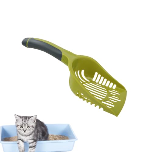 Katzentoiletten-Reiniger, tragbare Haustierkotschaufel, Katzenkotschaufel und Streusieb für Haustiere und Katzen von Generisch