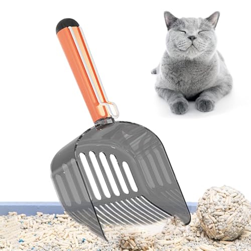 Katzentoilettenschaufel – Hundekot-Reiniger, tragbare Haustierkotschaufel, Katzenkotschaufel und Streusieb für Haustiere und Katzen von Generisch