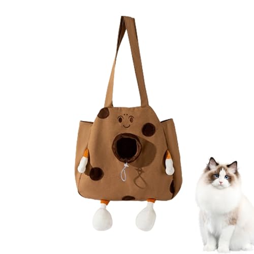 Katzentragetasche, Katzentragetasche - Katzen-Rückhaltetasche - Tragbare Umhängetasche für Haustiere im Auto, kleine Reisetasche für Haustiere aus, Tragetasche mit weichen Seiten für kleine Tiere Katzentragetasche, Katzentragetasche - Katzen-Rückhaltetasche - Tragbare Umhängetasche für Haustiere im Auto, kleine Reisetasche für Haustiere aus, Tragetasche mit weichen Seiten für kleine Tiere von Generisch