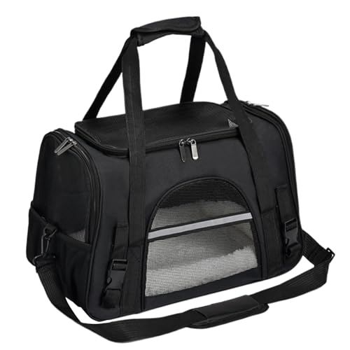 Katzentragetasche, tragbare Katzen-Reisetasche, weiche Seiten, Haustier-Tragetasche, bequeme Katzentasche, einfach zu tragen und praktisches Design für Ihre pelzigen Freunde Katzentragetasche, tragbare Katzen-Reisetasche, weiche Seiten, Haustier-Tragetasche, bequeme Katzentasche, einfach zu tragen und praktisches Design für Ihre pelzigen Freunde von Generisch