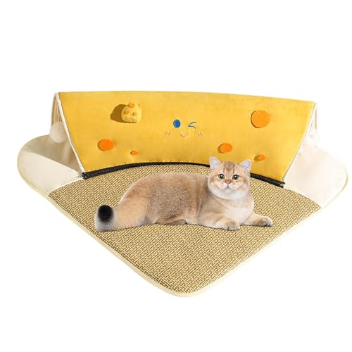 Katzentunnel,Katzentunnel für Hauskatzen - Weicher Katzenbetttunnel Gemütliche Katzenhöhle | Vielseitiges Kätzchenbett, Katzenspieltunnel, Katzenbettmatten für Bewegung, Nickerchen Katzentunnel,Katzentunnel für Hauskatzen - Weicher Katzenbetttunnel Gemütliche Katzenhöhle | Vielseitiges Kätzchenbett, Katzenspieltunnel, Katzenbettmatten für Bewegung, Nickerchen von Generisch