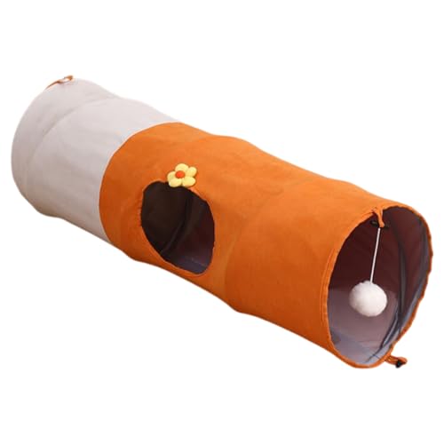 Katzentunnel Spielzeug | Haustiertunnel Zusammenklappbar Mit Ball,Kratzfeste Spielhöhle Zur Beschäftigung Als Trainingszubehör Für Wohnung Und Bewegung Katzentunnel Spielzeug | Haustiertunnel Zusammenklappbar Mit Ball,Kratzfeste Spielhöhle Zur Beschäftigung Als Trainingszubehör Für Wohnung Und Bewegung von Generisch