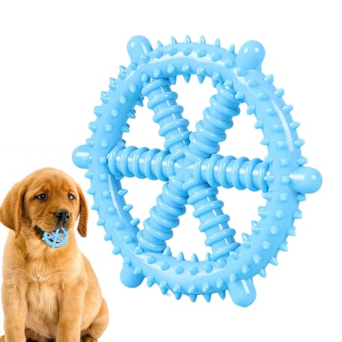 Kauspielzeug für Welpen, Kauspielzeug für Hunde, Zahnbürste, Kauspielzeug zum Zahnen, lebensmittelecht, rutschfeste Beißringe, buntes interaktives Kauspielzeug für Hunde von Generisch
