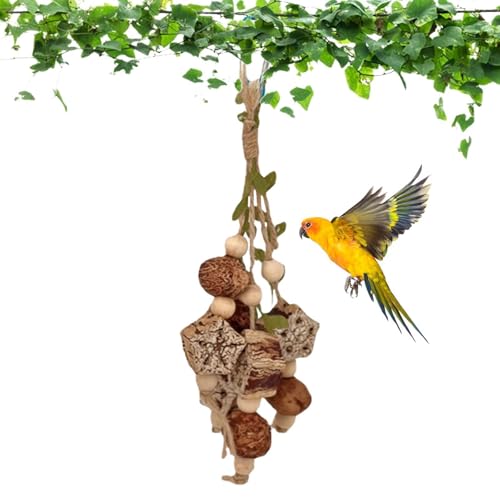 Kauspielzeug für große Vögel, bunte Aufhängungen, Papageien, Vogel, Molarenspielzeug, bequeme Sitzstange, Papageienspielzeug für Seil, Bungee, Vogelspielzeug Kauspielzeug für große Vögel, bunte Aufhängungen, Papageien, Vogel, Molarenspielzeug, bequeme Sitzstange, Papageienspielzeug für Seil, Bungee, Vogelspielzeug von Generisch