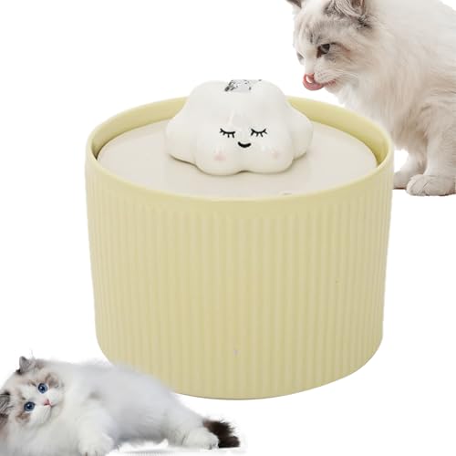 Keramik -Katzenwasserbrunnen - 1,2 L Ruhige Haustier -Trinkbrunnen | Automatischer Catss -Wasserspender Für Kleine Haustiere, Stilvolle Keramik Waterz Bowl Für Katzen Und Hunde, Innenhöhlenstation Für Keramik -Katzenwasserbrunnen - 1,2 L Ruhige Haustier -Trinkbrunnen | Automatischer Catss -Wasserspender Für Kleine Haustiere, Stilvolle Keramik Waterz Bowl Für Katzen Und Hunde, Innenhöhlenstation Für von Generisch