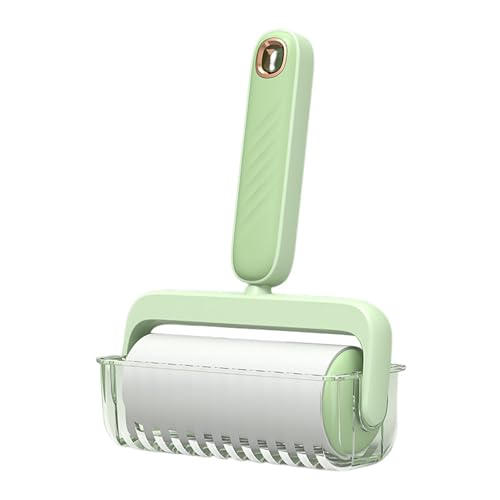 Klebrige Fusselrolle | Tierhaarentferner Roller | Wiederverwendbare Tierhaarentfernungsbürste | Tragbarer Tierhaarentferner und dickes Papier für Tierhaare, Boden, Kleidung, Möbel, Autositze Klebrige Fusselrolle | Tierhaarentferner Roller | Wiederverwendbare Tierhaarentfernungsbürste | Tragbarer Tierhaarentferner und dickes Papier für Tierhaare, Boden, Kleidung, Möbel, Autositze von Generisch
