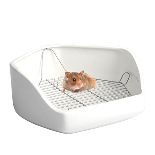 Kleine Haustier-Ecktoilette, Hasentoiletten-Ecke | Kleintier-Toilettenecke für Käfig - Fünfeckige Tiertoilette mit Abnehmbarer Katzentoilette aus Draht für Enten und Hühner Kleine Haustier-Ecktoilette, Hasentoiletten-Ecke | Kleintier-Toilettenecke für Käfig - Fünfeckige Tiertoilette mit Abnehmbarer Katzentoilette aus Draht für Enten und Hühner von Generisch
