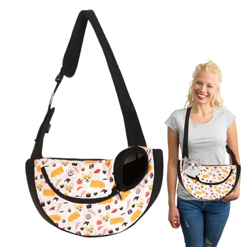 Kleine Hundeträgertasche, Hundetasche Träger | Tragbarer Verstellbarer atmungsaktiver Haustierträger - Belüftungsrucksack, Welpe transportiert Schlinge zum Außengebrauch, Reisen Kleine Hundeträgertasche, Hundetasche Träger | Tragbarer Verstellbarer atmungsaktiver Haustierträger - Belüftungsrucksack, Welpe transportiert Schlinge zum Außengebrauch, Reisen von Generisch