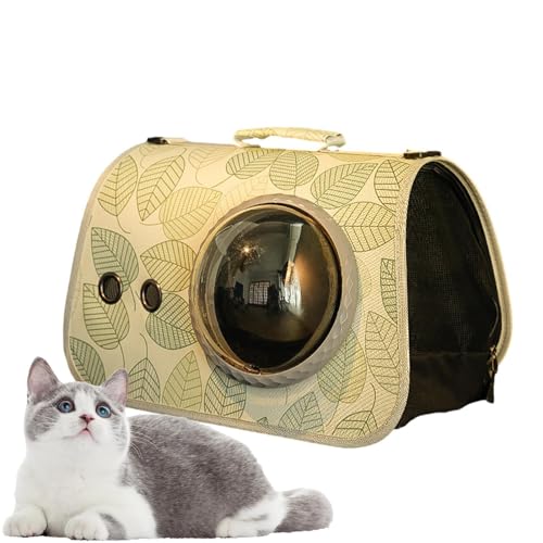 Kleine Hundetragetasche, Katzentragetasche - Hundeschultergurt - Luftblasen-Katzentragetasche, Haustier-Umhängetasche, transparente, atmungsaktive Haustiertrage, bequeme Katzen- und Hundetasche, belüf Kleine Hundetragetasche, Katzentragetasche - Hundeschultergurt - Luftblasen-Katzentragetasche, Haustier-Umhängetasche, transparente, atmungsaktive Haustiertrage, bequeme Katzen- und Hundetasche, belüf von Generisch