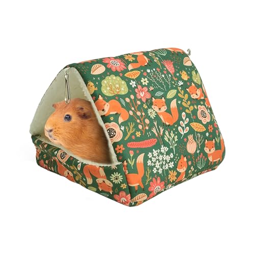 Kleines Hamsterbett, Guinea-Haus | Zubehör für Kleintierkäfige - Hasenhauskäfig Waschbares Winterschlafhaus Schlafhaus für kleine Haustiere, warm für kleine Haustiere Kleines Hamsterbett, Guinea-Haus | Zubehör für Kleintierkäfige - Hasenhauskäfig Waschbares Winterschlafhaus Schlafhaus für kleine Haustiere, warm für kleine Haustiere von Generisch