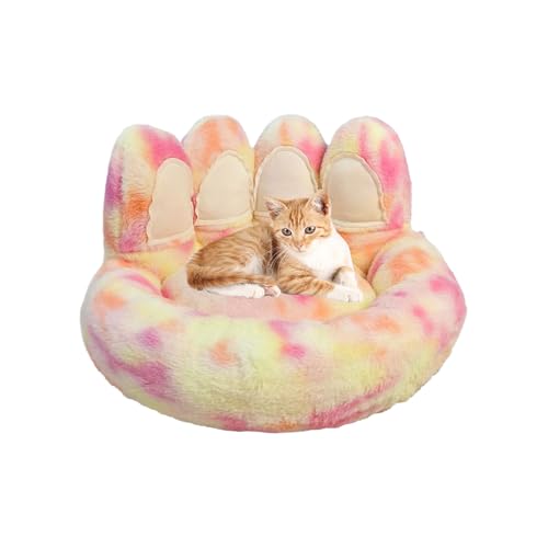 Kleines Hundebett,Beruhigendes Weiches Katzenbett Mit Rutschfester Unterseite - Weicher Schlafplatz Sofa Für Innen Außen Käfig Wohnzimmer Terrasse Kleines Hundebett,Beruhigendes Weiches Katzenbett Mit Rutschfester Unterseite - Weicher Schlafplatz Sofa Für Innen Außen Käfig Wohnzimmer Terrasse von Generisch