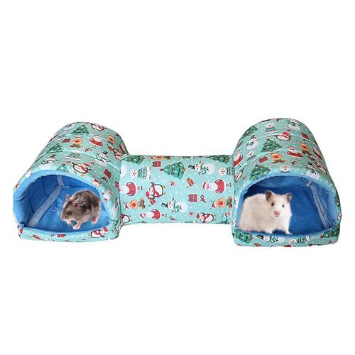 Kleintier -Tunnel, Plüschwaschablettenbett für Hamsterspiel und Ruhe, lustiges Käfigspielzeug für Kaninchen Hedgehogs Meerschweinchen & Haustiere Material Baumwolle + Stoff 20.08x6.69x5,91 Zoll Kleintier -Tunnel, Plüschwaschablettenbett für Hamsterspiel und Ruhe, lustiges Käfigspielzeug für Kaninchen Hedgehogs Meerschweinchen & Haustiere Material Baumwolle + Stoff 20.08x6.69x5,91 Zoll von Generisch